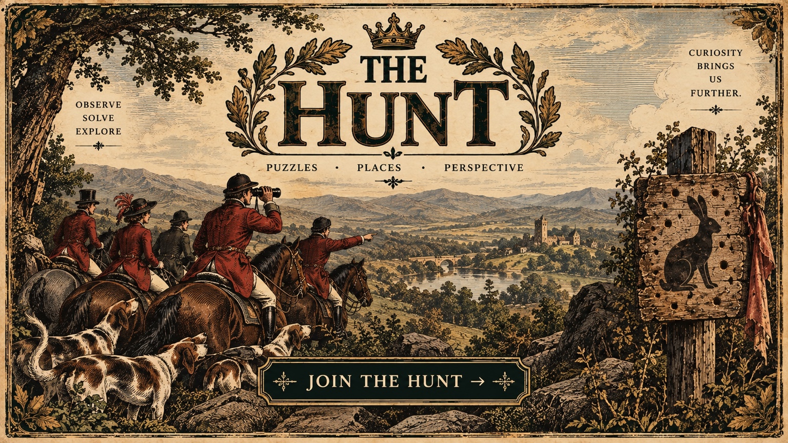 The Hunt — Puzzles, Places, Perspective